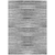 9' X 12' Silver Gray And Charcoal Striped Washable Indoor Outdoor Area Rug