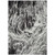 9' X 12' Black And Ivory Abstract Washable Indoor Outdoor Area Rug - Black, Ivory