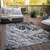 9' X 12' Black And Ivory Abstract Washable Indoor Outdoor Area Rug - Black, Ivory
