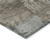 9' X 12' Ivory Gray And Khaki Abstract Washable Indoor Outdoor Area Rug