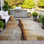 10' X 14' Rust And Charcoal Abstract Washable Indoor Outdoor Area Rug