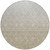 8' Taupe And Gray Round Geometric Washable Indoor Outdoor Area Rug - 880016706277