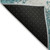9' X 12' Teal Blue Ivory And Gray Abstract Washable Indoor Outdoor Area Rug
