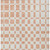 9' X 12' Peach And Beige Geometric Washable Indoor Outdoor Area Rug