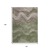 10' X 14' Green And Taupe Abstract Washable Indoor Outdoor Area Rug