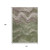 10' X 14' Green And Taupe Abstract Washable Indoor Outdoor Area Rug - Green, Taupe