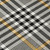 8' X 10' Black Gold And Ivory Plaid Washable Indoor Outdoor Area Rug