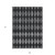 9' X 12' Charcoal Geometric Washable Indoor Outdoor Area Rug