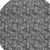 8' Gray Charcoal And Silver Round Floral Washable Indoor Outdoor Area Rug Transitional Style - Gray, Charcoal, Silver Color