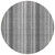 8' Round Gray Round Striped Washable Non Skid Indoor Outdoor Area Rug - 608219084240