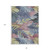 8' X 10' Denim Blue And Blush Floral Washable Indoor Outdoor Area Rug