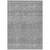 9' X 12' Gray And Silver Chevron Washable Indoor Outdoor Area Rug