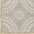 2' X 7' Gray and Ivory Geometric Stain Resistant Indoor Outdoor Area Rug - Gray, Ivory