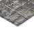 9' X 12' Brown And Charcoal Geometric Washable Indoor Outdoor Area Rug