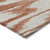 10' X 14' Salmon And Ivory Abstract Washable Indoor Outdoor Area Rug Transitional Style - Salmon, Ivory Color