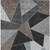 10' X 14' Chocolate Gray And Charcoal Geometric Washable Indoor Outdoor Area Rug