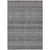 10' X 14' Gray Striped Washable Non Skid Indoor Outdoor Area Rug