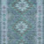 10' X 14' Blue Geometric Washable Indoor Outdoor Area Rug