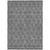 9' X 12' Gray Silver And Charcoal Floral Washable Indoor Outdoor Area Rug Transitional Style - Gray, Silver, Charcoal Color