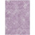 10' X 14' Lavender Purple And Ivory Geometric Washable Indoor Outdoor Area Rug