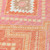9' X 12' Coral Pink And Ivory Tribal Washable Indoor Outdoor Area Rug