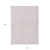 10' X 14' Pink And Ivory Abstract Washable Indoor Outdoor Area Rug