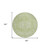 8' Sage And Ivory Round Oriental Washable Indoor Outdoor Area Rug