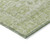 8' Sage And Ivory Round Oriental Washable Indoor Outdoor Area Rug