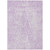 9' X 12' Purple And Ivory Geometric Washable Indoor Outdoor Area Rug