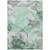 9' X 12' Green Abstract Washable Non Skid Indoor Outdoor Area Rug Transitional Style - Green Color