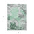 9' X 12' Green Abstract Washable Non Skid Indoor Outdoor Area Rug Transitional Style - Green Color