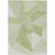 8' X 10' Artichoke Green Mint Green And Sage Geometric Washable Indoor Outdoor Area Rug