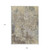 9' X 12' Beige And Brown Abstract Washable Indoor Outdoor Area Rug Transitional Style - Beige, Brown Color