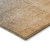 9' X 12' Gold Ombre Washable Indoor Outdoor Area Rug