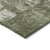 9' X 12' Olive Green And Ivory Abstract Washable Indoor Outdoor Area Rug - Olive Green, Ivory