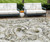 9' X 12' Brown Ivory And Tan Paisley Washable Indoor Outdoor Area Rug