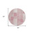 8' Pink Blush And Ivory Round Patchwork Washable Indoor Outdoor Area Rug