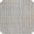 8' Gray Brown And Ivory Round Striped Washable Indoor Outdoor Area Rug