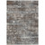 8' X 10' Brown And Charcoal Geometric Washable Indoor Outdoor Area Rug