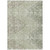 8' X 10' Fern Green And Ivory Geometric Washable Indoor Outdoor Area Rug
