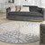 10' Gray and Ivory Indoor Outdoor Area Rug - Gray, Ivory