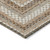 10' X 14' Chocolate And Beige Geometric Washable Indoor Outdoor Area Rug - Chocolate, Beige