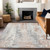 Abstract Washable Indoor Outdoor Area Rug