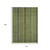 10' X 14' Green Gold And Gray Striped Washable Indoor Outdoor Area Rug