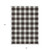 8' X 10' Black And Gray Plaid Washable Indoor Outdoor Area Rug