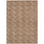 9' X 12' Copper And Beige Geometric Washable Indoor Outdoor Area Rug