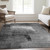 10' X 14' Gray Silver And Charcoal Abstract Washable Indoor Outdoor Area Rug Transitional Style - Gray, Silver, Charcoal Color