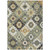 9' X 12' Fern Green Gold And Charcoal Southwestern Washable Indoor Outdoor Area Rug