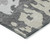 10' X 14' Gray And Silver Abstract Washable Indoor Outdoor Area Rug - Gray, Silver