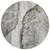 8' Gray Taupe And Silver Round Abstract Washable Indoor Outdoor Area Rug